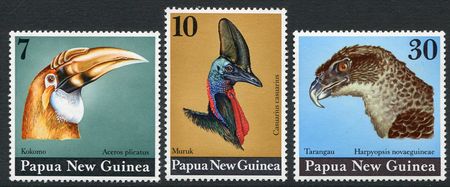 Stamps World Papua New Guinea MUH Stamps 1974 Birds 3 Papua