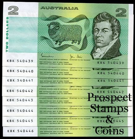 Australian Banknotes Australian Decimal Paper Banknotes Two