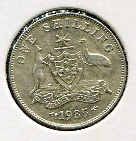 Australian Coins :: Australian Pre Decimal Coins 1910 - 1964 :: 1935 ...