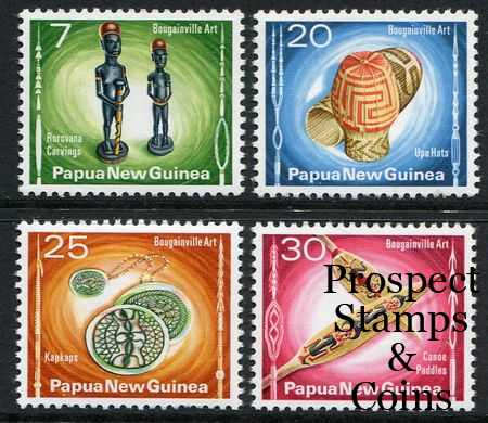 Stamps - World :: Papua New Guinea MUH Stamps :: 1976 Bougainville Art ...