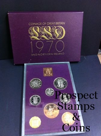 World Coins :: 1970 Great Britain Eight Coin Proof Set