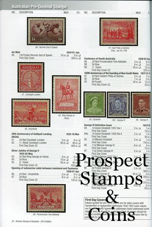 australian catalogue of stamps :: Stamp Catalogues Catalogues Stamp Accessories and