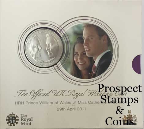 World Coins :: 2011 Great Britain Royal wedding Prince William and Miss ...